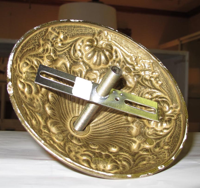 6 1/4" Dia., Victorian Style Ceiling Canopy Kits With Heavy Brass Loop
