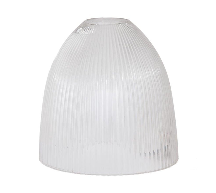 6" Diameter Clear Halophane Shade, 1-5/8" Fitter (08769)