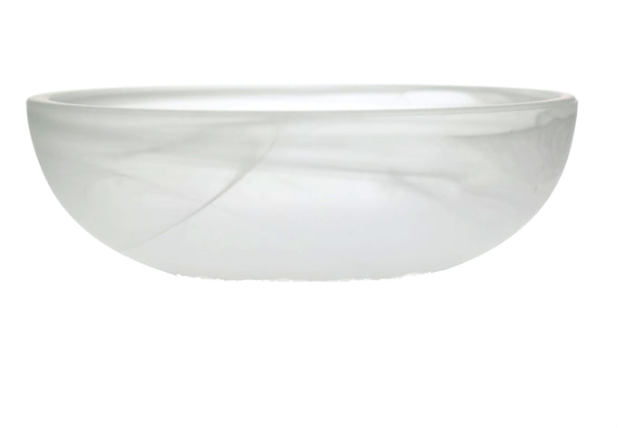 8-1/2 Inch Alabaster Dome Glass Shade for Ceiling Fixtures (09071)