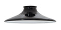8" Dia. Black Enamel Finish Spun Steel Saucer Shade, 2-1/4" Fitter