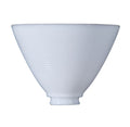 8 inch I.E.S Opal Glass Reflector Shade, 2-1/4 inch fitter