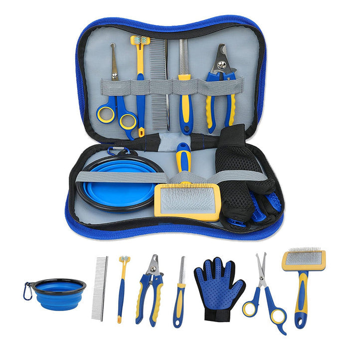 8-Piece Dog Grooming Kit – Professional Pet Grooming Set for Dogs & Cats