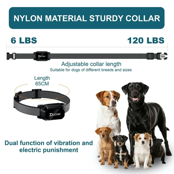 800 Yard Dog Training Collar with Remote – Waterproof Rechargeable Bark Control Collar