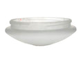 9 Inch Alabaster Glass Dome Shade for Ceiling Fixtures - Twist Style 7.5" Fitter (09073)