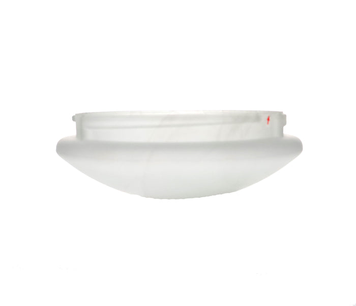 9 Inch Alabaster Glass Dome Shade for Ceiling Fixtures - Twist Style 7.5" Fitter (09073)