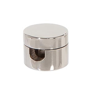 9/16 Inch Tall Polished Nickel Finish SVT Wire Gripper Swag Ceiling Strain Relief