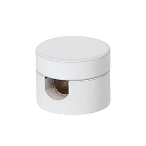 9/16 Inch Tall White Finish SVT Wire Gripper Swag Ceiling Strain Relief