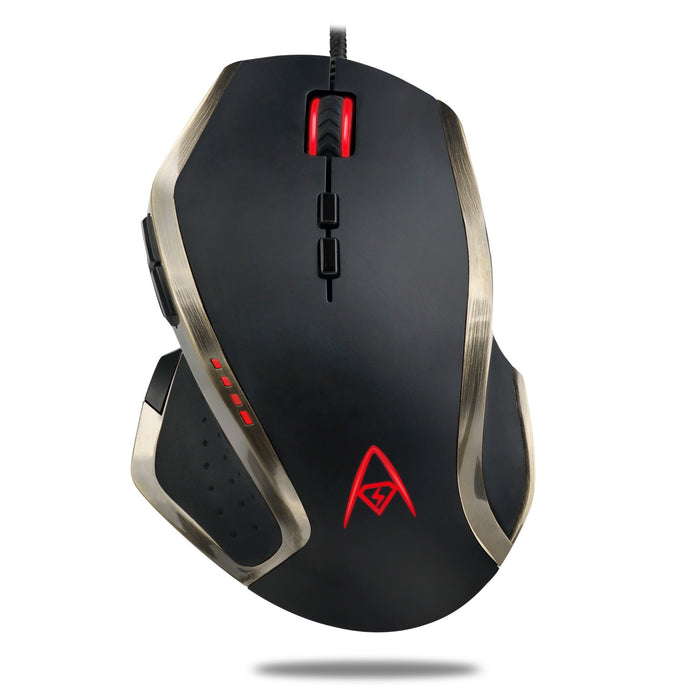 Adesso Multi-Color 9-Button Programmable Gaming Mouse