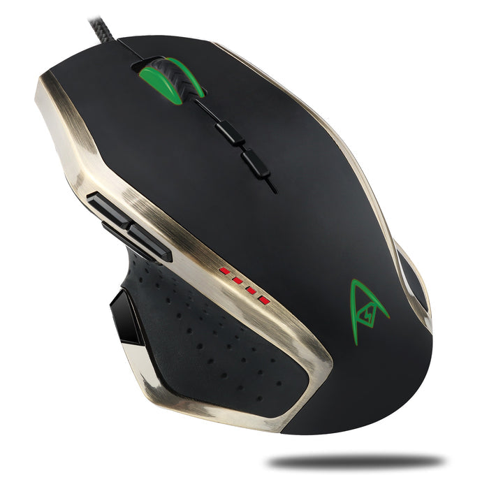 Adesso Multi-Color 9-Button Programmable Gaming Mouse