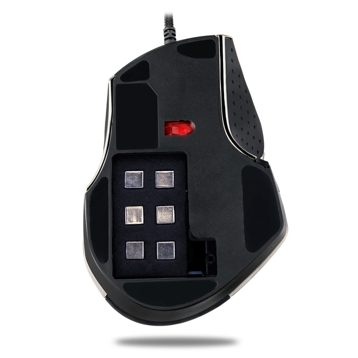 Adesso Multi-Color 9-Button Programmable Gaming Mouse