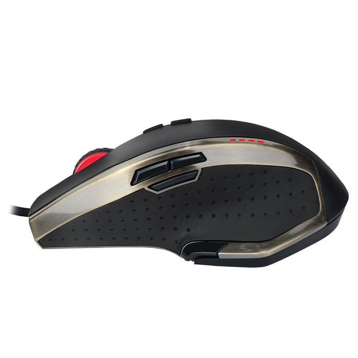 Adesso Multi-Color 9-Button Programmable Gaming Mouse