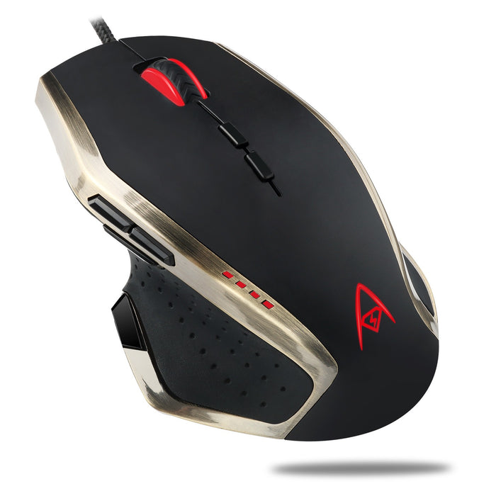 Adesso Multi-Color 9-Button Programmable Gaming Mouse