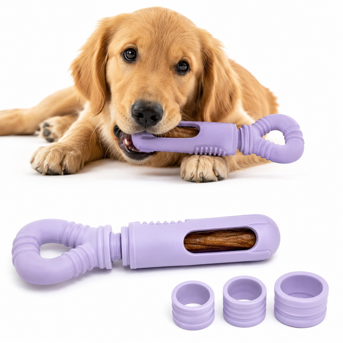Adjustable Dog Chew Bone Holder | Secure Grip for Cleaner, Safer Chewing