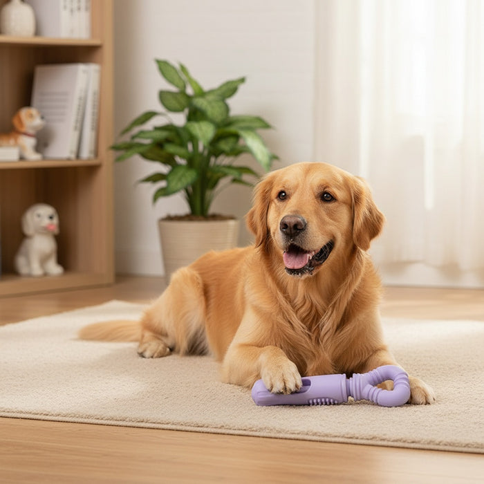 Adjustable Dog Chew Bone Holder | Secure Grip for Cleaner, Safer Chewing