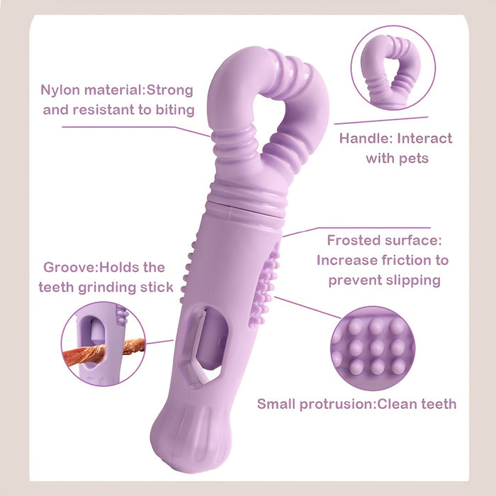 Adjustable Dog Chew Bone Holder | Secure Grip for Cleaner, Safer Chewing