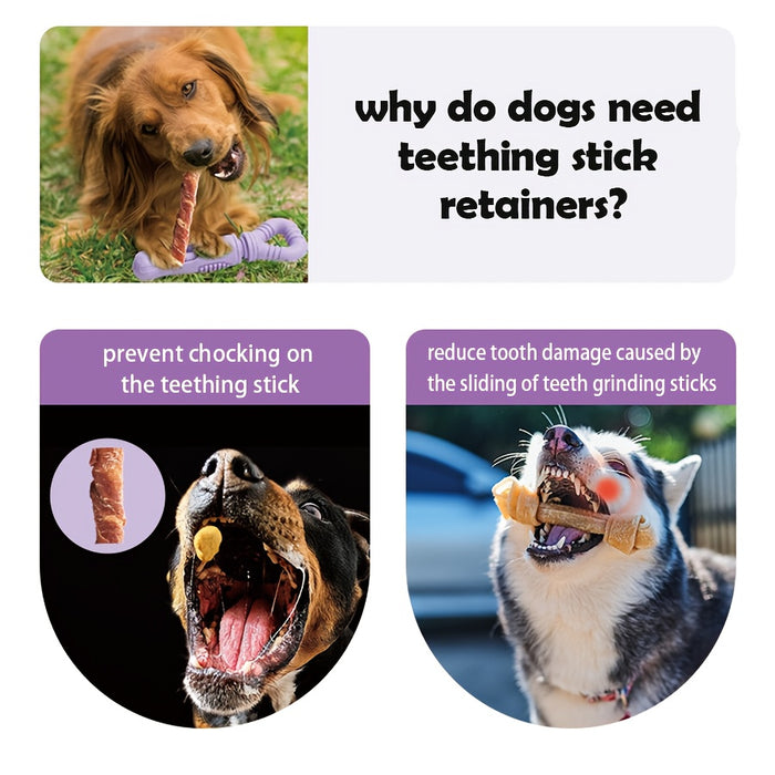 Adjustable Dog Chew Bone Holder | Secure Grip for Cleaner, Safer Chewing