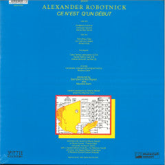 Alexander Robotnick-Ce N'est Q'un Debut  [Mini-LP]