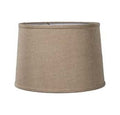Almond Color Burlap Deep Drum Hardback Lampshade (07226CE)