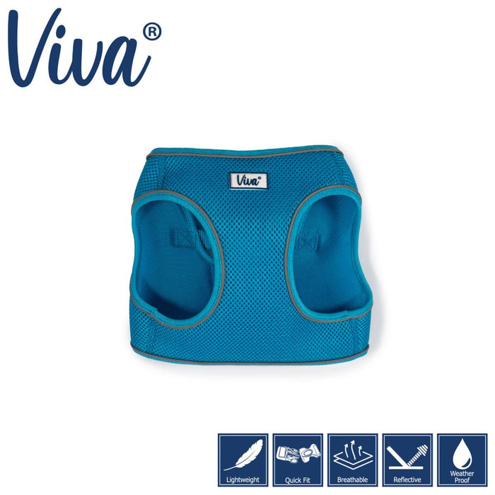 Ancol Viva | Dog Harness | Mesh Step-In - Blue