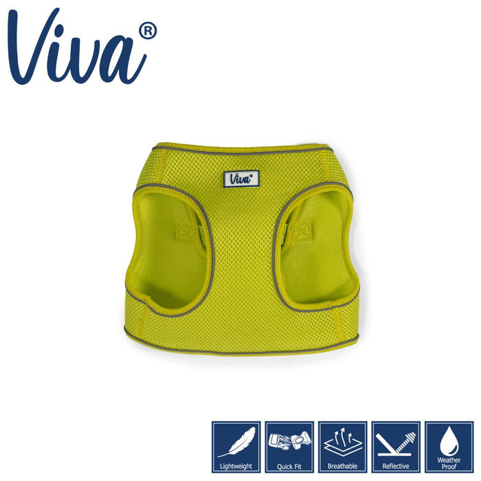 Ancol Viva | Dog Harness | Mesh Step-In - Lime