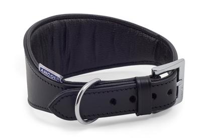 Ancol Whippet Padded Collar Black 30-34cm