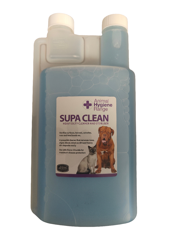 Animal Health Company SupaClean  Heavy-Duty Pet-Safe Cleaner & Steriliser by Animal Hygiene Range