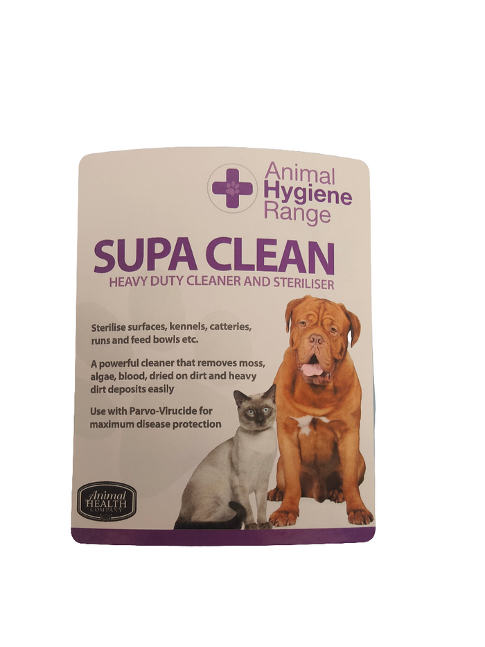 Animal Health Company SupaClean  Heavy-Duty Pet-Safe Cleaner & Steriliser by Animal Hygiene Range