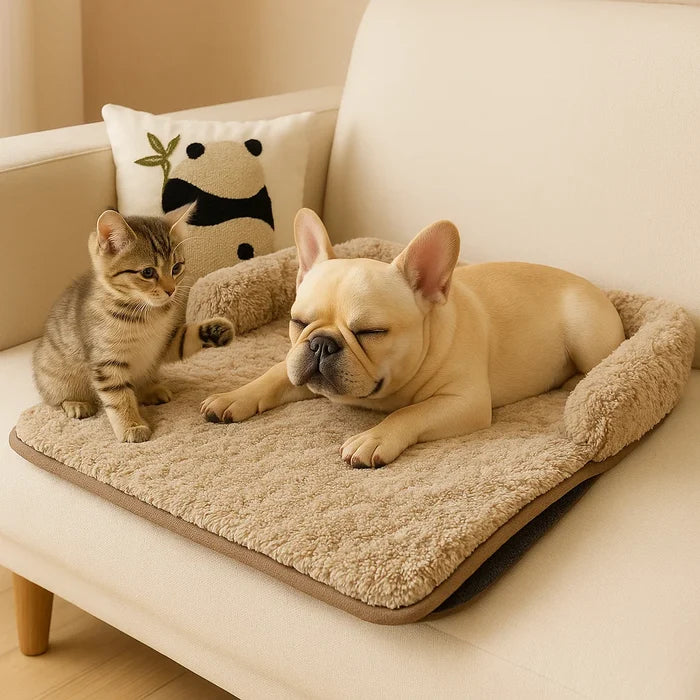 Anti-Stress Dog Mat | Washable Comfort Pad with Removable Cover