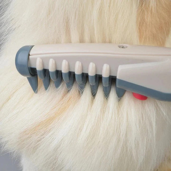 Anti-Tangle Pet Grooming Rake – Perfect for Dogs with Long, Thick, or Curly Hair