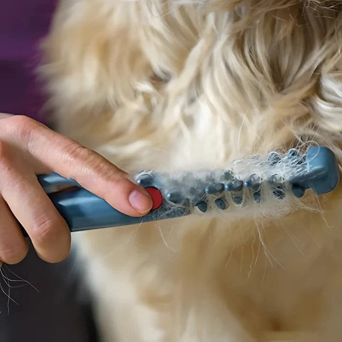 Anti-Tangle Pet Grooming Rake – Perfect for Dogs with Long, Thick, or Curly Hair