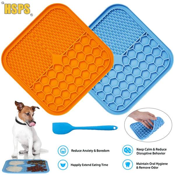 Anxiety-Relieving Lick Mat for Dogs & Cats | Slow Feeder & Enrichment Toy