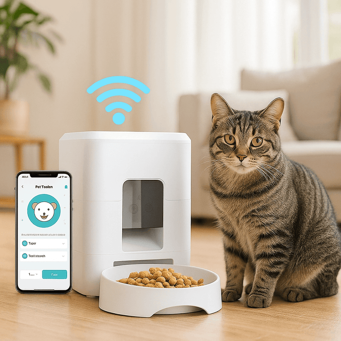 Automatic Cat Feeder with App Control – Smart Food Dispenser for Cats & Small Pets