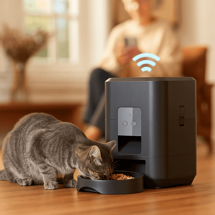 Automatic Cat Feeder with App Control – Smart Food Dispenser for Cats & Small Pets