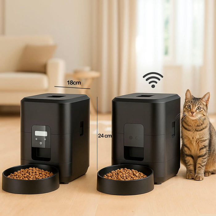 Automatic Cat Feeder with App Control – Smart Food Dispenser for Cats & Small Pets