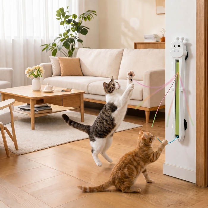 Automatic Cat Teaser Toy – Interactive & Independent Cat Play