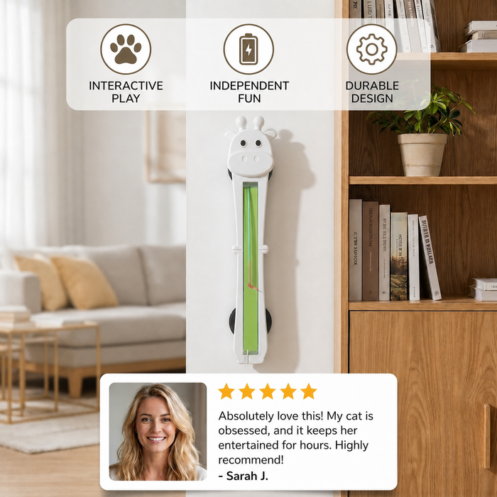 Automatic Cat Teaser Toy – Interactive & Independent Cat Play