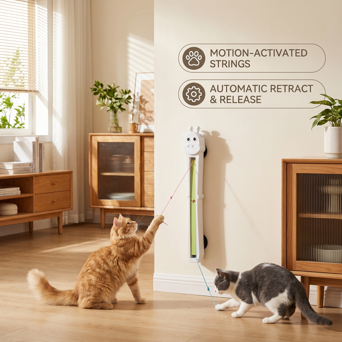 Automatic Cat Teaser Toy – Interactive & Independent Cat Play