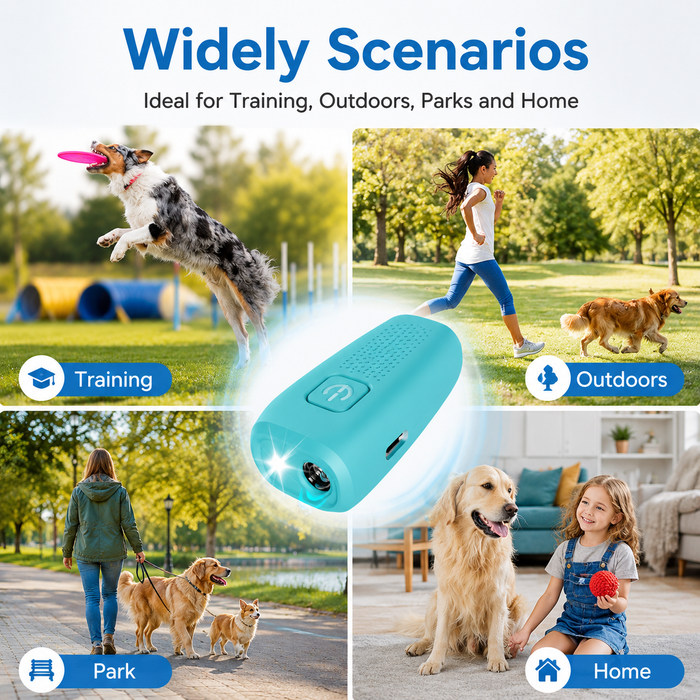Automatic Dog Bark Control Device with Battery-Powered Sound Technology