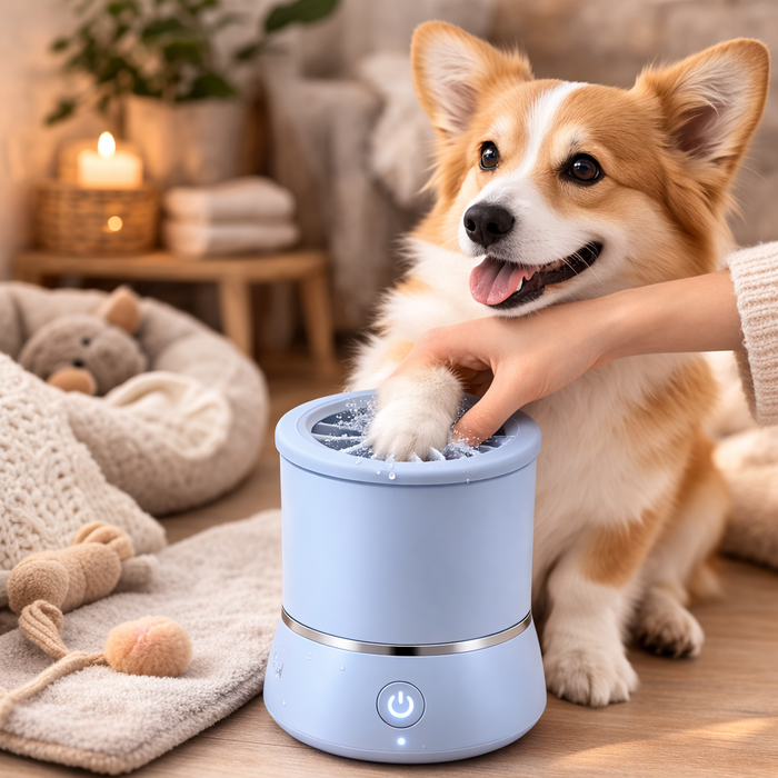 Automatic Dog Paw Cleaner Electric – Pet Paw Washer for Dogs & Cats