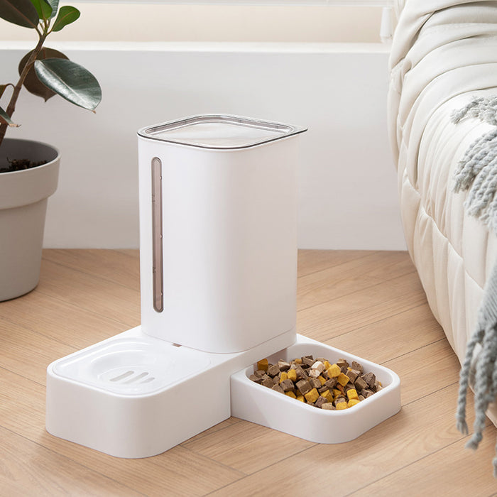 Automatic Double Plastic Water Bowl for Pets