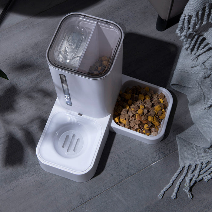 Automatic Double Plastic Water Bowl for Pets