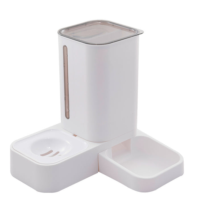Automatic Double Plastic Water Bowl for Pets
