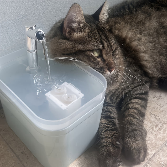 Automatic Pet Water Fountain 1.5L – Quiet USB Drinking Fountain for Cats & Dogs