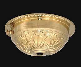 Beautiful Solid Brass Embossed Font Cup