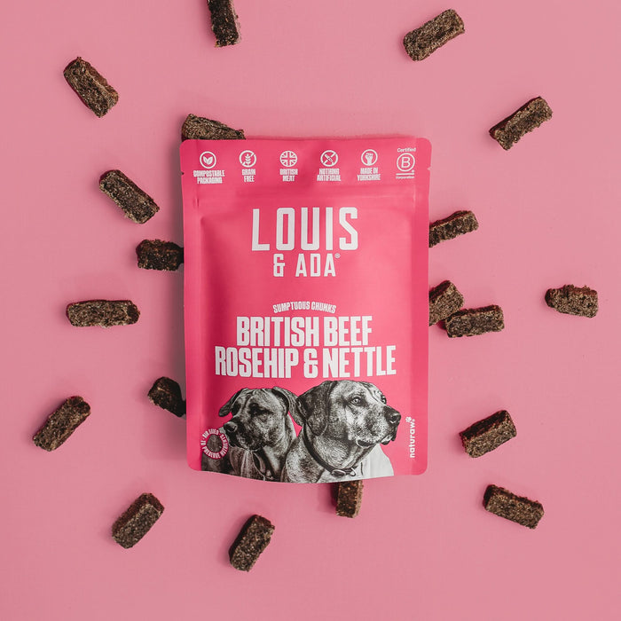 Beef, Rosehip & Nettle Treats (70g) - Naturaw