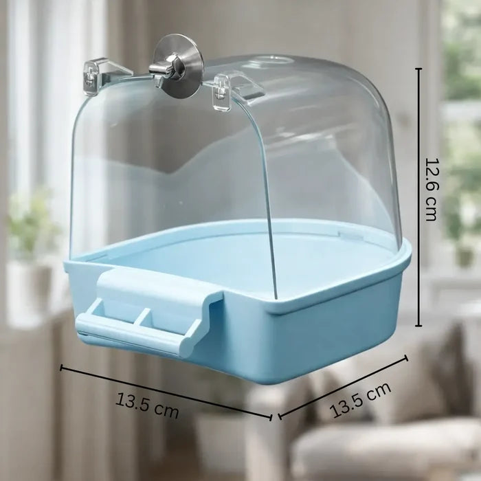 Bird Bath for Bird Cage – Splash Proof Bird Bath Box