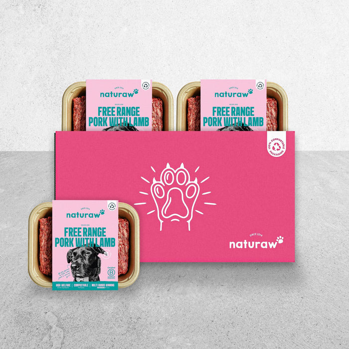 Box: Free Range Pork with Lamb - Naturaw