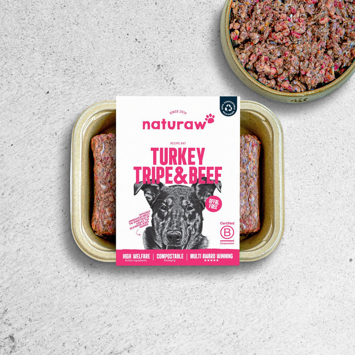 Free Range Turkey, Tripe & Beef - Naturaw