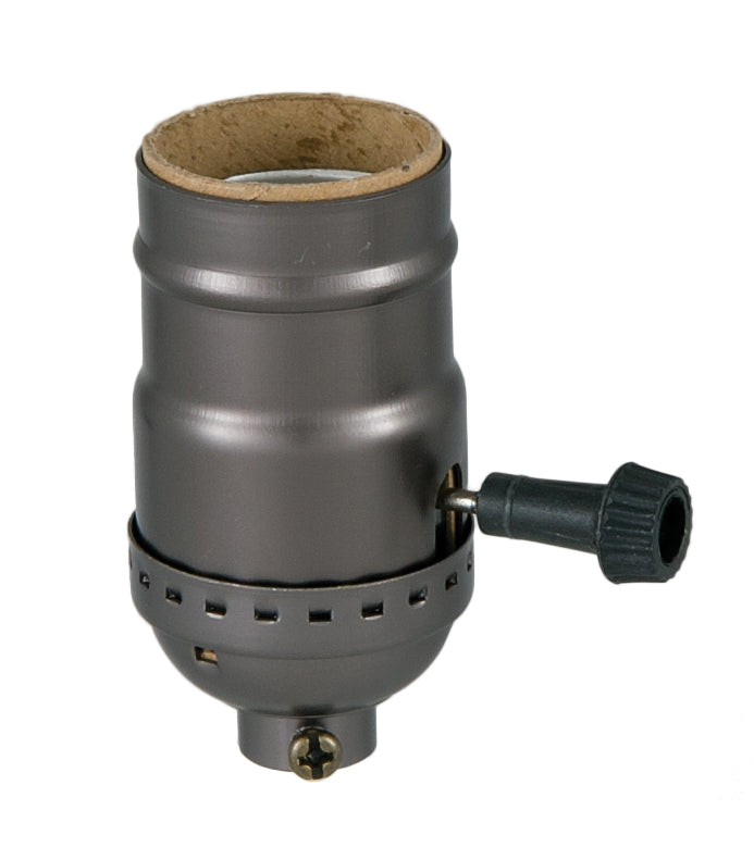 Bronze Finish 3-Way Socket, 1/8 IP, No UNO Thread
