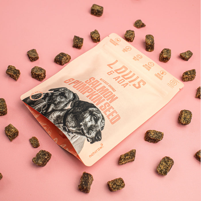 Salmon & Pumpkin Seed Treats - Naturaw